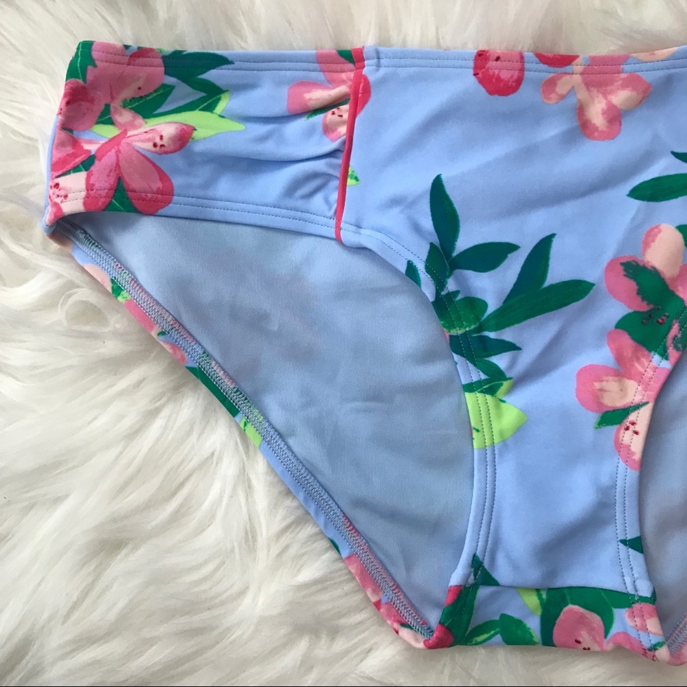aerie ๐ floral bikini bottom swim hipster leaves - Picture 1 of 4
